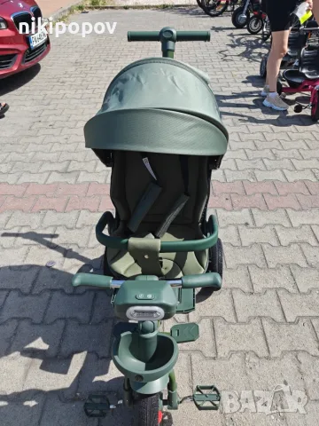 BYOX Детска триколка Fusion LUX зелен, снимка 6 - Детски велосипеди, триколки и коли - 55440249
