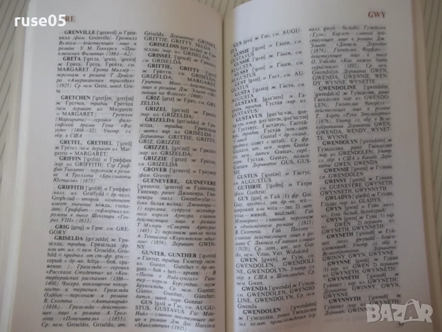Книга "Словарь английских личных имен-А.Рыбакин" - 224 стр., снимка 7 - Чуждоезиково обучение, речници - 54808077