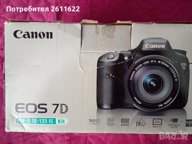 Canon 7D, снимка 4 - Фотоапарати - 54801095