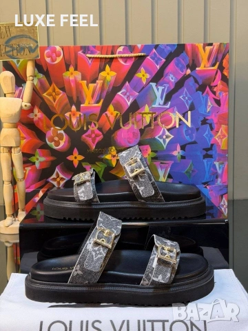 Louis Vuitton ⚜️Дамски Чехли 36-41 , снимка 15 - Чехли - 54335917