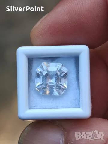 Топаз Asscher cut VVS, снимка 2 - Други - 55438811
