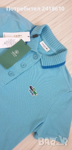 Lacoste Slim Fit Pique Cotton Womens Size 40 - M НОВО! ОРИГИНАЛ! Дамска Тениска!, снимка 5 - Тениски - 53759272