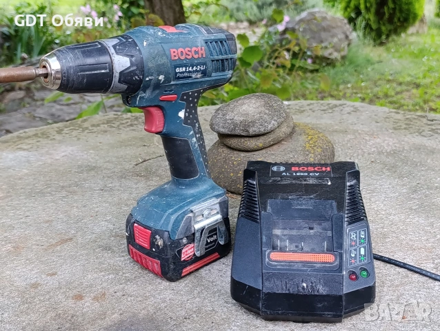 Bosch GSR 14.4-2-LI Professional , снимка 3 - Винтоверти - 54700935