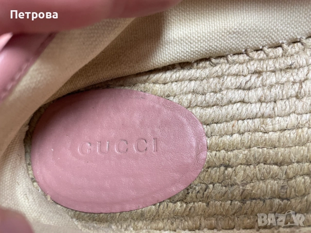 Мокасини Gucci 38 Оригинал, снимка 11 - Маратонки - 54713984