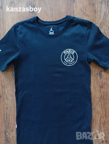 Jordan x Paris Saint-Germain Logo T-shirt - мъжка тениска р-р XS, снимка 4 - Тениски - 55458724