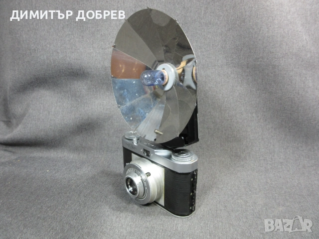 СТАР РЕТРО ФОТОАПАРАТ WIRGIN EDIXA СЪС СВЕТКАВИЦА, снимка 3 - Антикварни и старинни предмети - 54157283