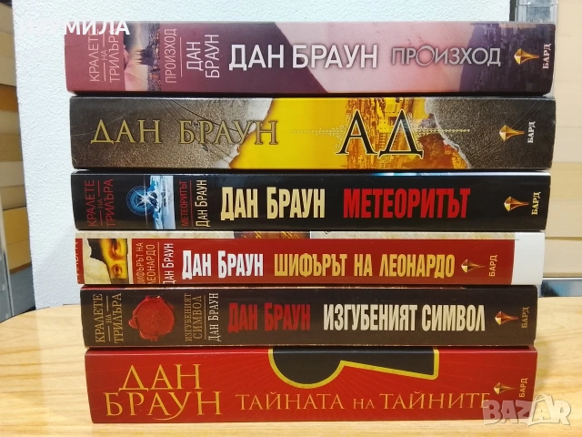 Книги нови на Дан Браун 
