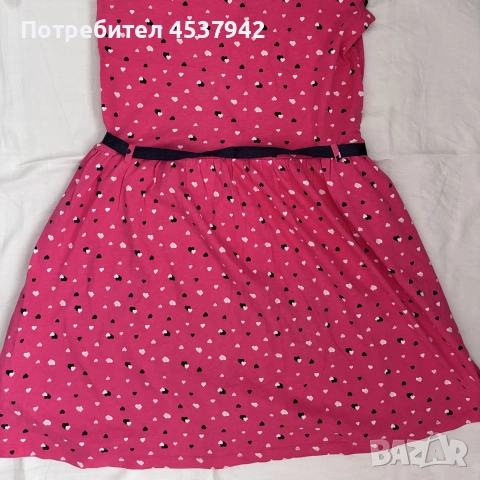 Детска рокля розова, снимка 2 - Детски рокли и поли - 55222816