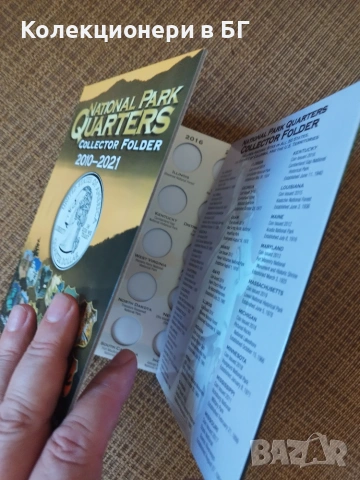 ЧИСТО НОВ АЛБУМ "NATIONAL PARK QUARTERS", снимка 7 - Нумизматика и бонистика - 55220655