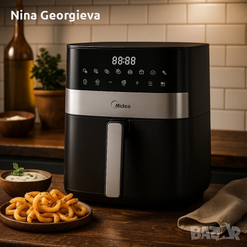 Еър фрайър Midea MF-CN65E2 - За готвене с горещ въздух