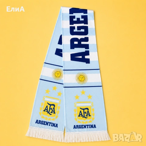 Футболен Шал На Аржентина, снимка 1 - Фен артикули - 55113664
