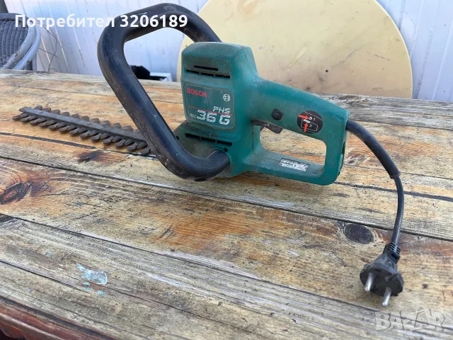 Градински тример - храсторез Бош / Bosch PHS 36 G, снимка 6 - Градинска техника - 55564403