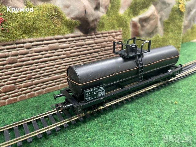 Вагон товарен цистерна 4-осен HO 1:87 влак ЖП модел, снимка 3 - Колекции - 54010172