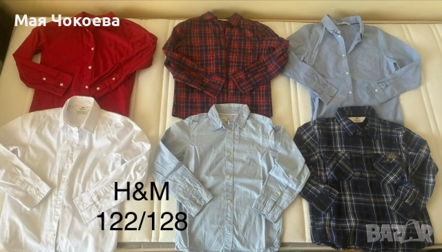 Ризи с къс и дълъг ръкав за момче размер 98/104/110:116/122/128/134, снимка 8 - Детски ризи - 54413088