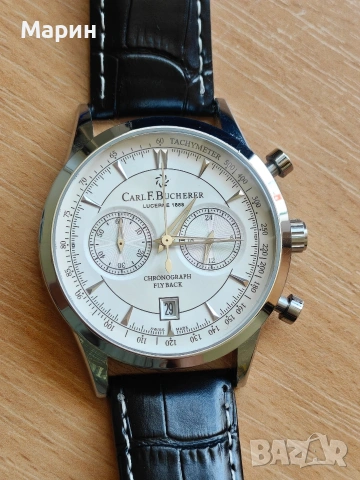 Carl F.Bucherer хронограф, снимка 3 - Мъжки - 55087093