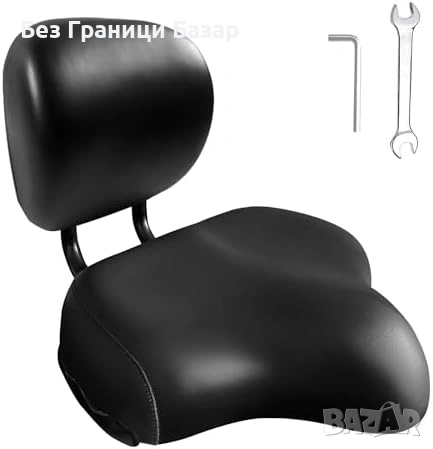 Нова Голяма ергономична седалка с облегалка за колело електрически велосипед