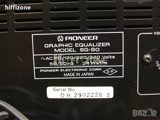 ЕКВАЛАЙЗЕР  Pioneer sg-90 /2 , снимка 9 - Еквалайзери - 55047501