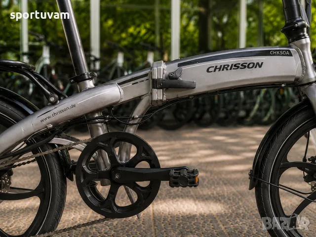 НОВ Електрически велосипед Chrisson E-Folder 20 Light Lilac - БЕЗПЛАТНА ДОСТАВКА, снимка 5 - Велосипеди - 55390312