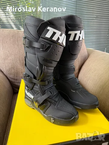 THOR RADIAL BLACK мотокрос ботуши