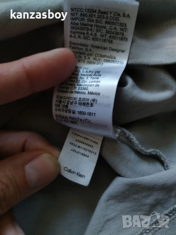 Calvin Klein Jeans - страхотна дамска тениска L КАТО НОВА, снимка 3 - Тениски - 54692765