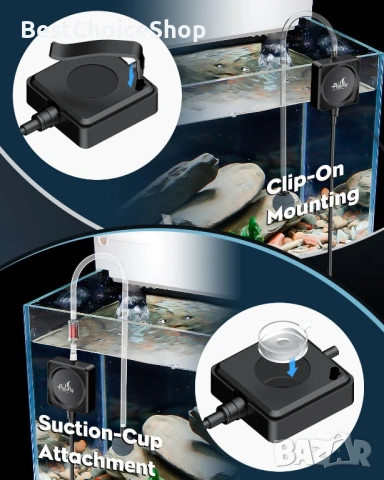 Мини аквариумна въздушна помпа Pawfly Nano, снимка 7 - Оборудване за аквариуми - 54176879