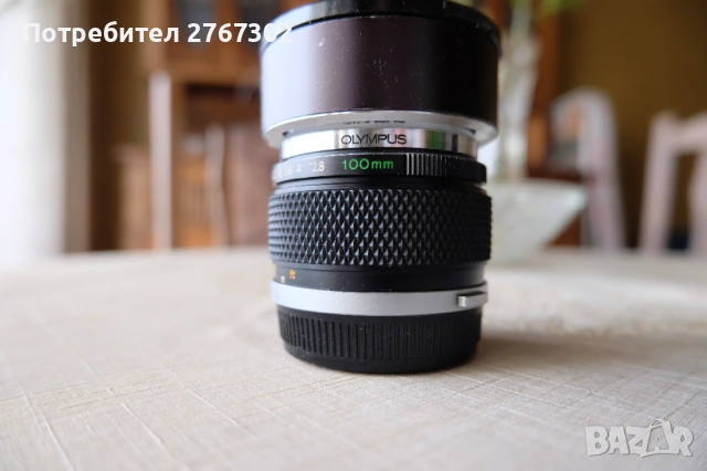 2X Olympus Zuiko MC 100mm F2.8 & Olympus E-Zuiko Auto-T 100mm F2.8 Lens Lens. OM Mount, снимка 9 - Обективи и филтри - 54317241