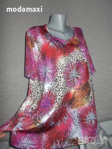 4XL - Нова еластична блуза „M Collection”- , снимка 5 - Туники - 55288799