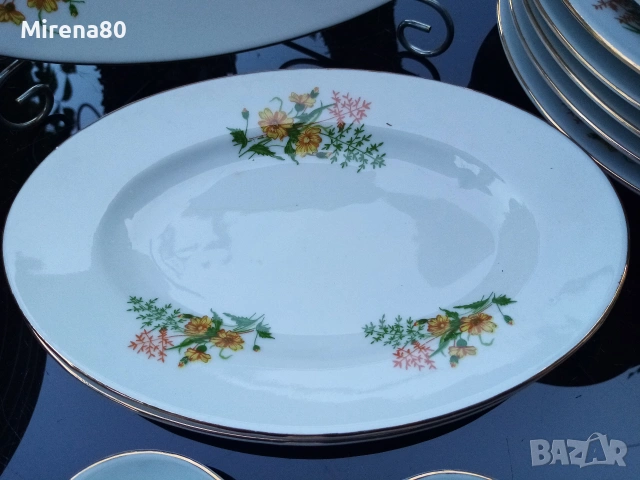 Български сервиз за хранене - 22 части !, снимка 9 - Сервизи - 54963199