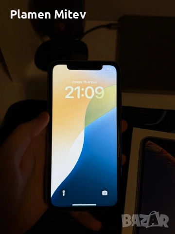 iPhone XR Blue 64GB пълен комплект подарък три калъфа, снимка 6 - Apple iPhone - 54211735