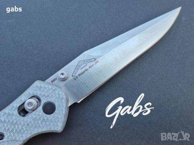 Сгъваем нож Benchmade OSBORNE 943-1, снимка 6 - Ножове - 54351246