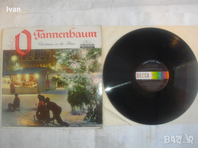 Werner Muller O, Tannenbaum Christmas On The Rhine LP 1956 Decca record DL 8388 ГРАМОФОННА ПЛОЧА