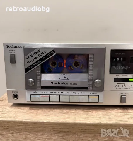 🔈Ретро триглав дек TECHNICS RS-M263 - Made in Japan🔈li, снимка 3 - Декове - 55371505