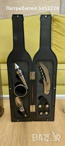 Кутия и аксесоари за вино за ценители , снимка 2 - Декорация за дома - 54322692