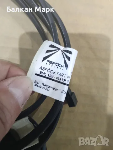LED Страничен Габарит Aspöck Flatpoint II SML (12V) с Кабел и Стойка, снимка 3 - Аксесоари и консумативи - 55471730
