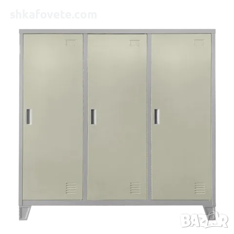 Метален гардероб за детски градини BB3, 40х120х130см, ЦВЕТНИ ВРАТИЧКИ, снимка 6 - Гардероби - 55449267