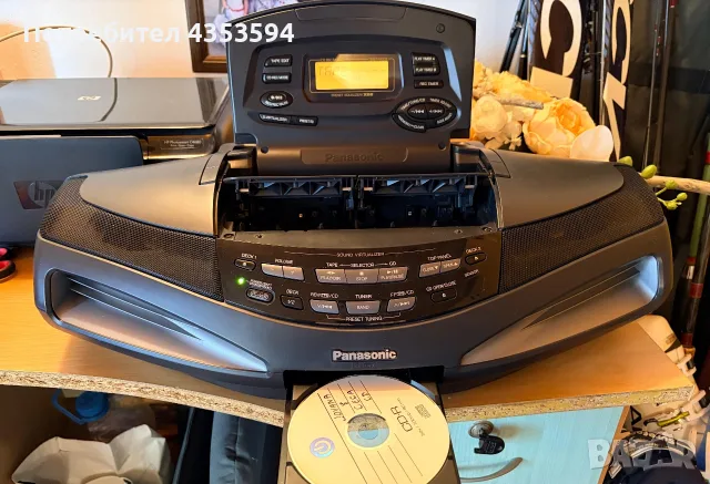 Panasonic RX-ED77 - Кобра, касетофон, компакт диск, радио 