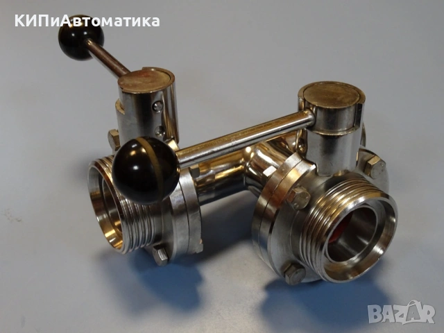 кран спирателен ръчен неръждаем Acta Laval T-port diver valve AISI 304