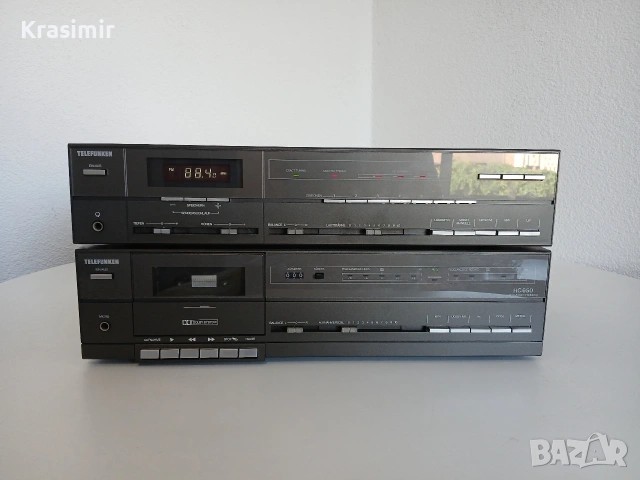 Telefunken HR650 + HC650 – Немска HiFi система, 1985г., снимка 2 - Ресийвъри, усилватели, смесителни пултове - 55243398