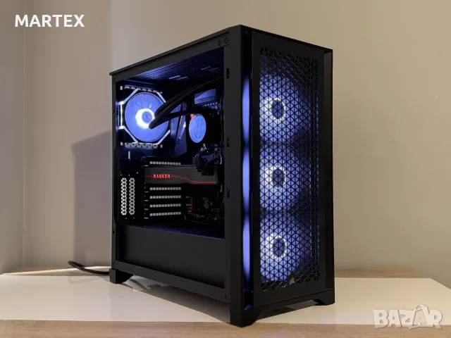 Геймърски компютър Ryzen 5 5600x, RX5700XT, 32GB, водно охлаждане, снимка 9 - Геймърски - 55191168