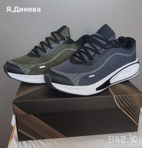 Елегантен изчистен мъжки модел маратонки 