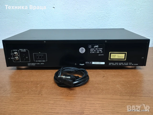 CD плеър JVC XL-V174BK в перфвктно техничеяко и много добро външно състояние. , снимка 9 - Аудиосистеми - 54568312
