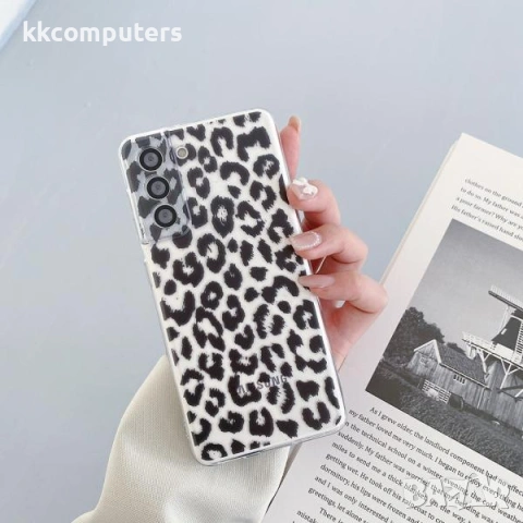 Калъф силикон ART Леопард за Samsung A52 / Прозрачен / и Протектор