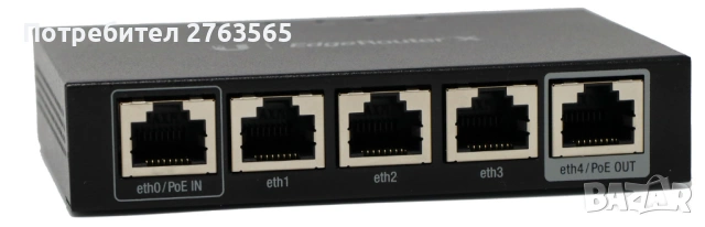Ubiquiti EdgeRouter X, снимка 2 - Рутери - 54900640