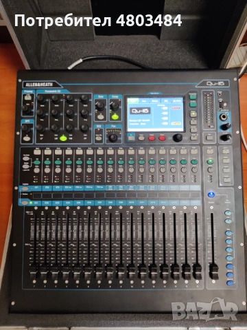 Allen & Heath Qu-16 цифров смесителен пулт с твърд кейс, снимка 2 - Ресийвъри, усилватели, смесителни пултове - 54263395