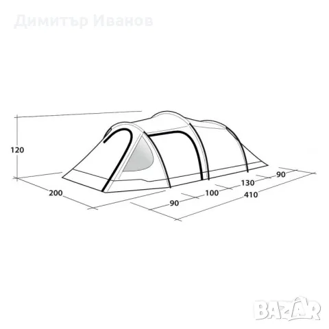 Триместна палатка Outwell Earth 3 – Като нова (Опъвана 2 пъти), снимка 2 - Палатки - 55645721
