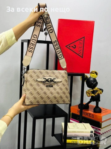 Guess Дамска Чанта Гес - Различни Цветове Код SK1166, снимка 4 - Чанти - 53968884