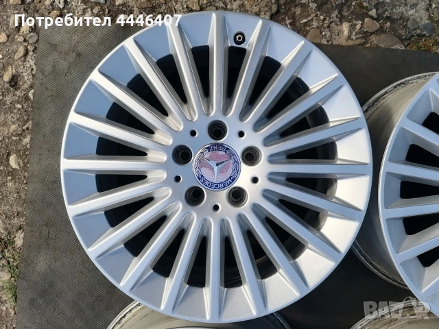 Оригинални джанти 17" 5х112 Mercedes, снимка 7 - Гуми и джанти - 54963652