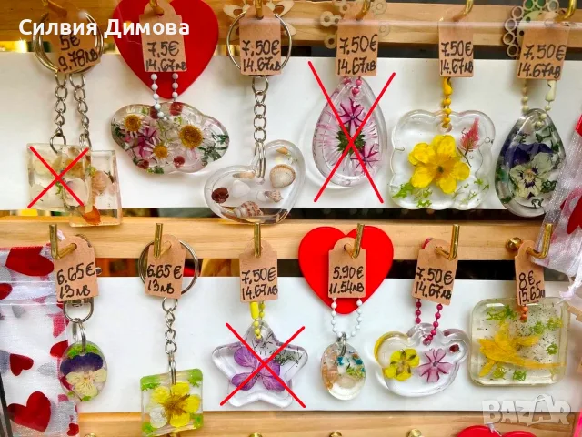 Ръчно изработени колиета, ключодържатели, висулки за подарък, снимка 2 - Ръчно изработени сувенири - 51296207