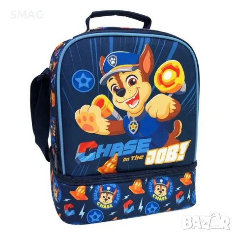 Термочанта за храна paw patrol с 2 отделения синьо червена_1252209