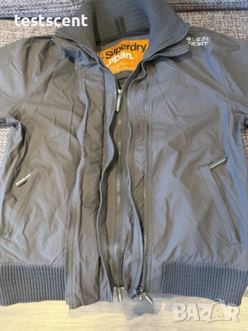 Мъжко яке тип ветровка Men’s Superdry Windbreaker Jacket – XXL черно и оранжево, снимка 13 - Якета - 54325284